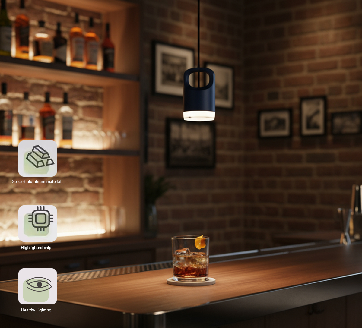 Large Gold Rope Indoor Modern LED Pendant Foyer Light PEN1840picture5