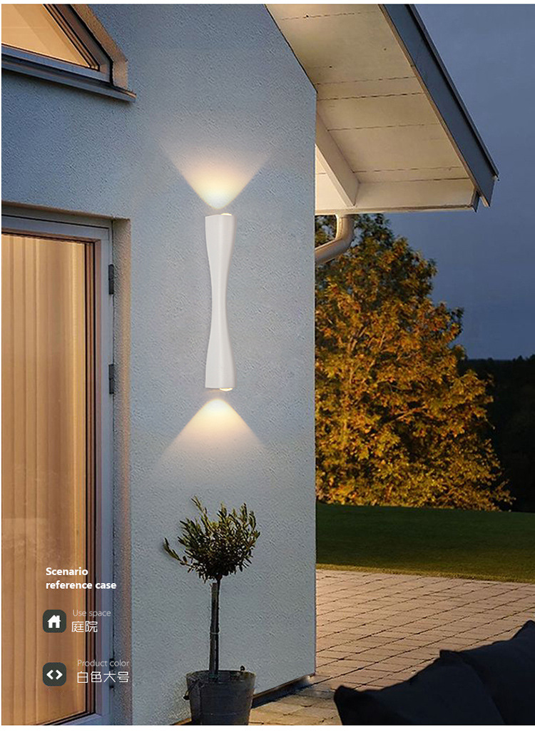 Gold Housing Living Room Courtyard Walkway IP65 Wall Light WL5410picture4