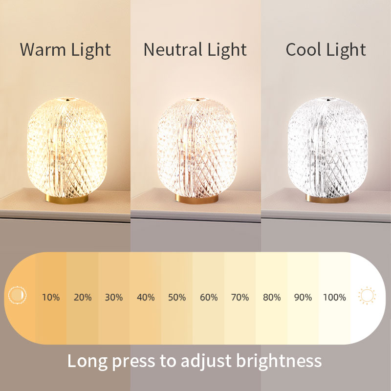 Luxury LED Warm Desk Lamp with Restaurant Bedroom Aluminum Body DTL3140picture2