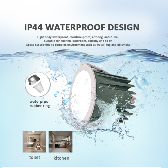 Commercial Waterproof COB 15W Recessed Round Dimmable Ceiling Downlight DL2250picture3