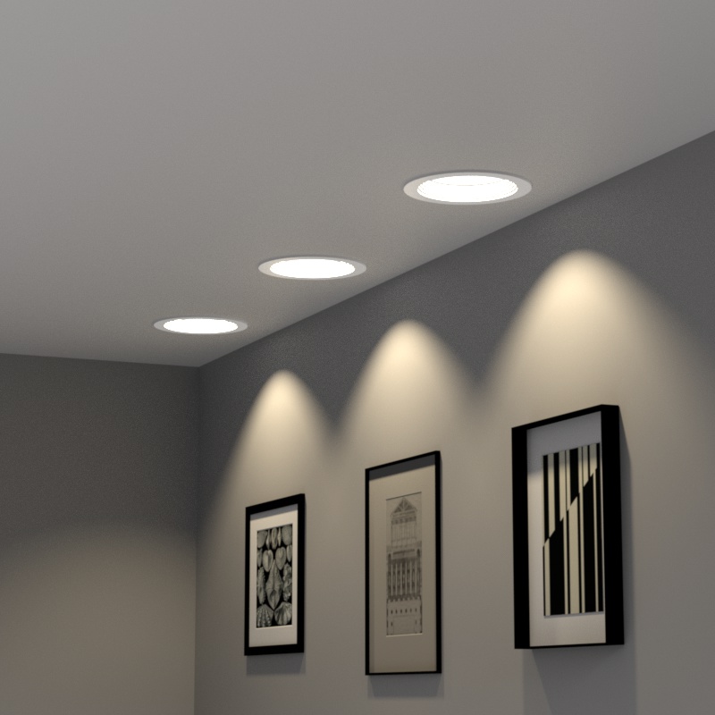 9w 15w 20w 30w 40w High Lumen Commercial Ceiling Downlight DL2230picture3