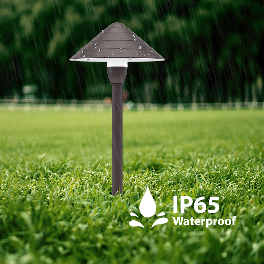 Modern Mushroom Shade Low Voltage 12V Landscape LED Path Light PWL710picture4