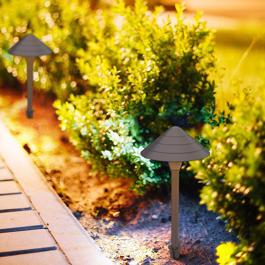Modern Mushroom Shade Low Voltage 12V Landscape LED Path Light PWL710picture5