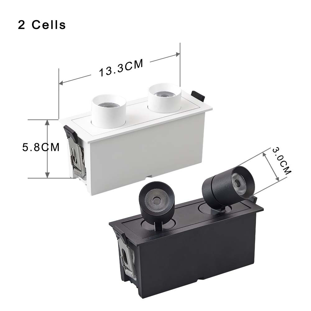 Modern 12W Telescopic Adjustable Angle Stretching Spotlight Downlight DL2180picture4
