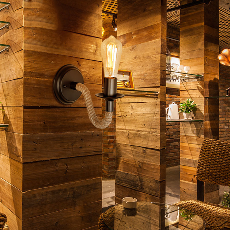 Interior Mounted Rope Lamp E27 85-260V Corridor Outdoor Wall Lights WL5300picture5