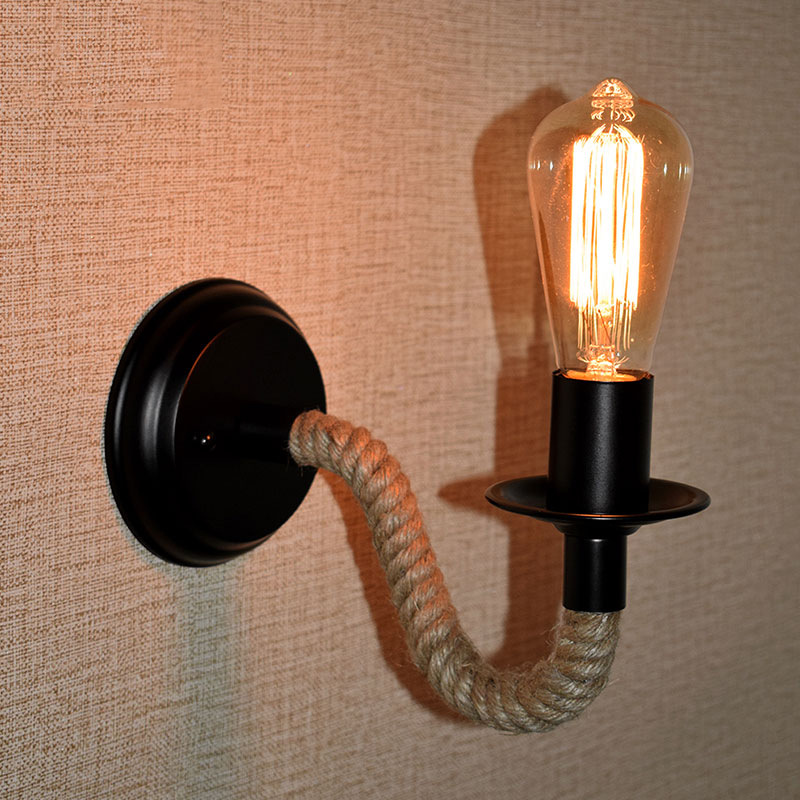 Interior Mounted Cheap APCITL Rope Lamp E27 85-260V Corridor up Down Light Outdoor Lights