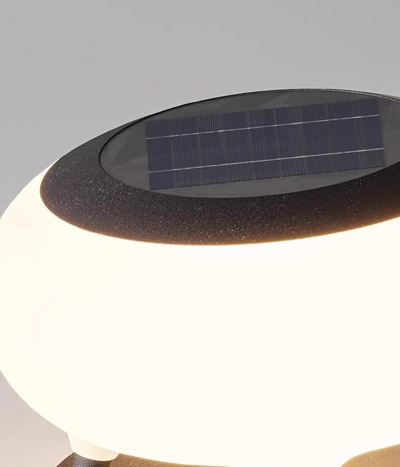 Stainless Steel European Luxury Modern Solar LED Pillar Lamp PLR1410picture2