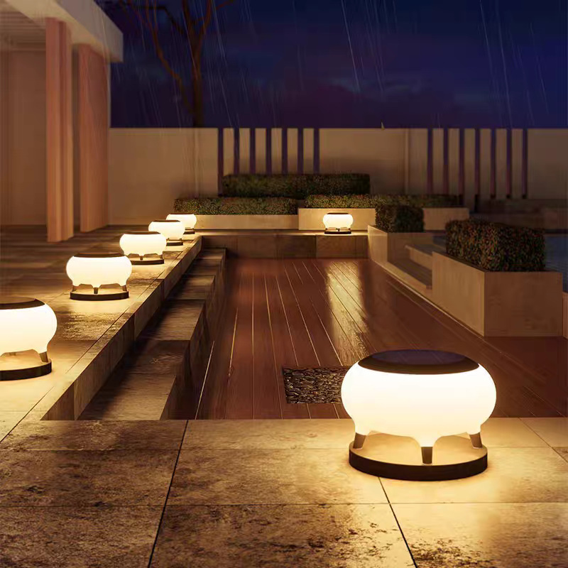 Stainless Steel European Luxury Modern Solar LED Pillar Lamp PLR1410picture5