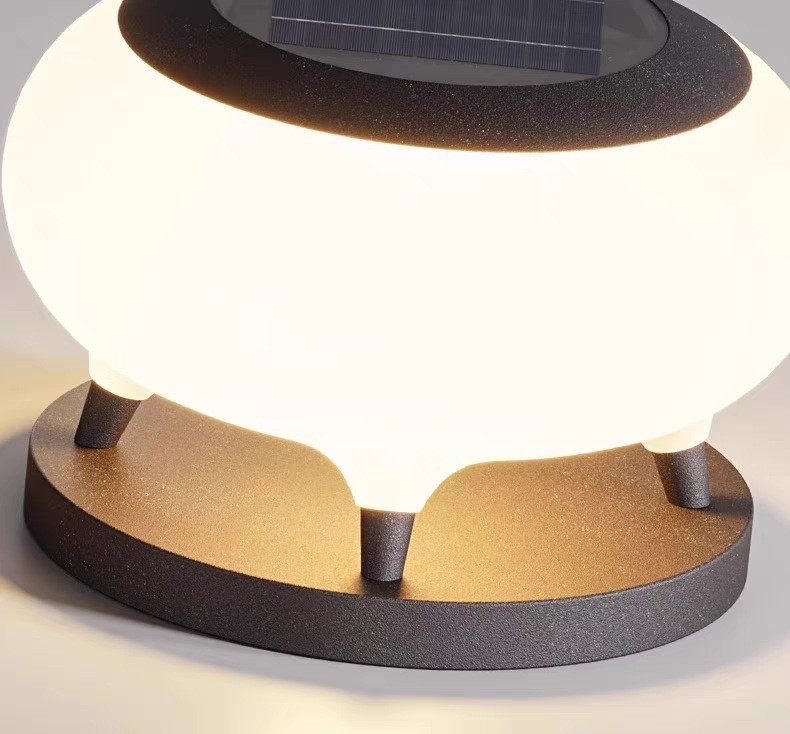 European Luxury Modern Solar LED Pillar Lamp Stainless Steel Body Hotels Gardens Villas Residential Wall Decor Factory Direct