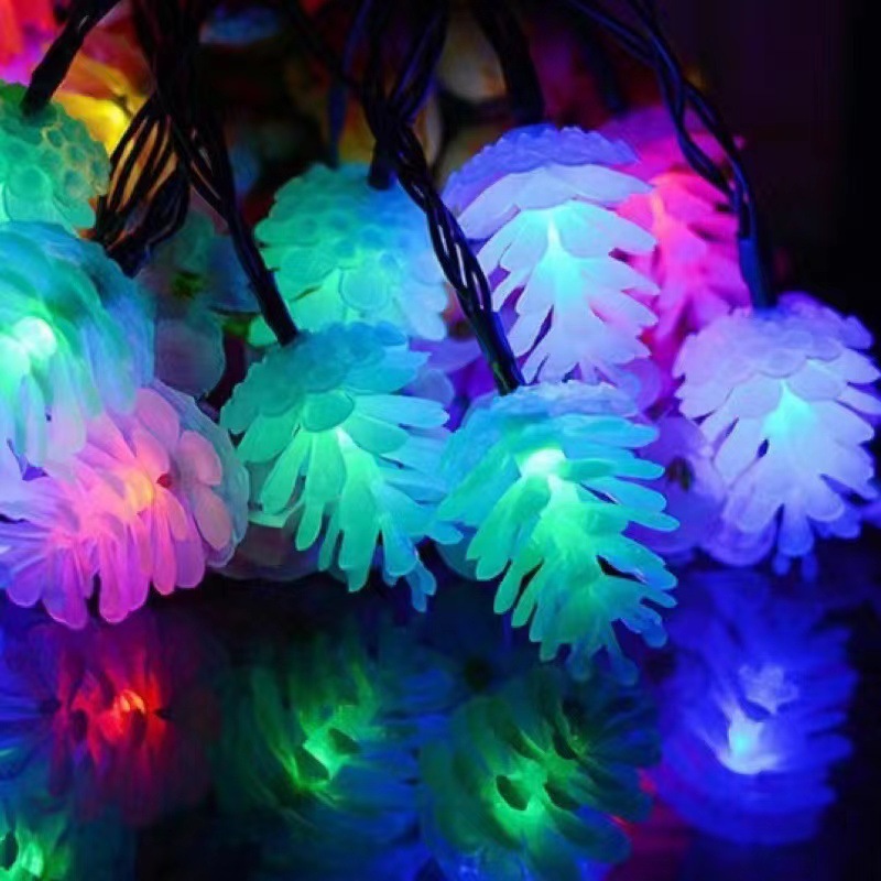 LED Pine Lights String IP44 Holiday Decorative Lights for Christmas Party STN340picture3