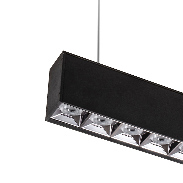 European Office Commercial Modern Aluminum Suspended LED Pendant Linear Light LNL520picture3