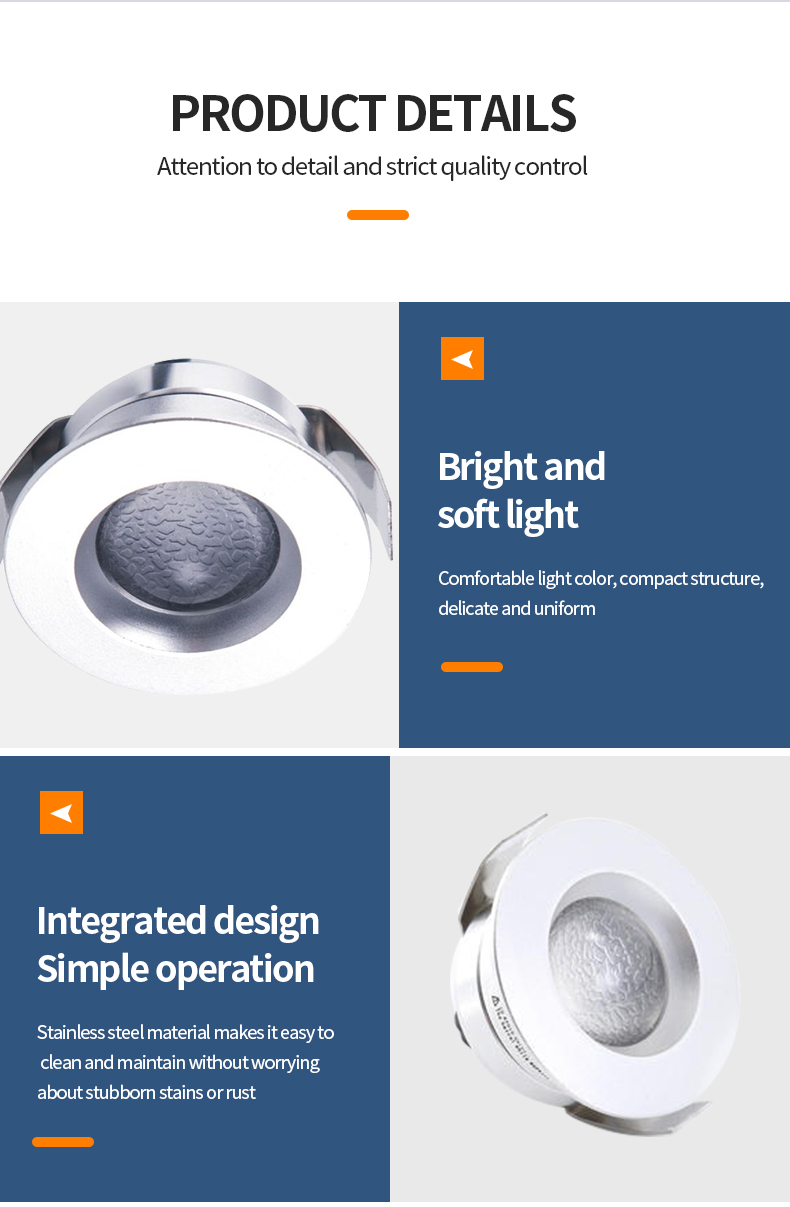 4V DC 1W Power Modern Design White LED Cabinet Lights CBN460picture3