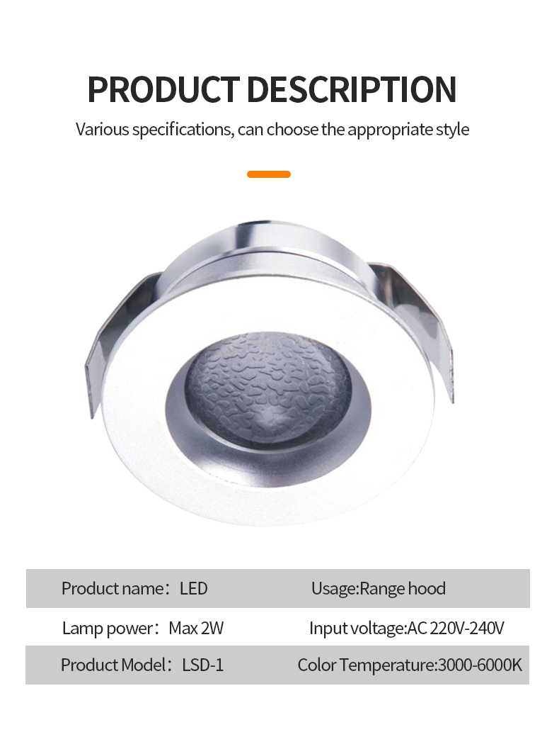 4V DC 1W Power Modern Design White LED Cabinet Lights CBN460picture6