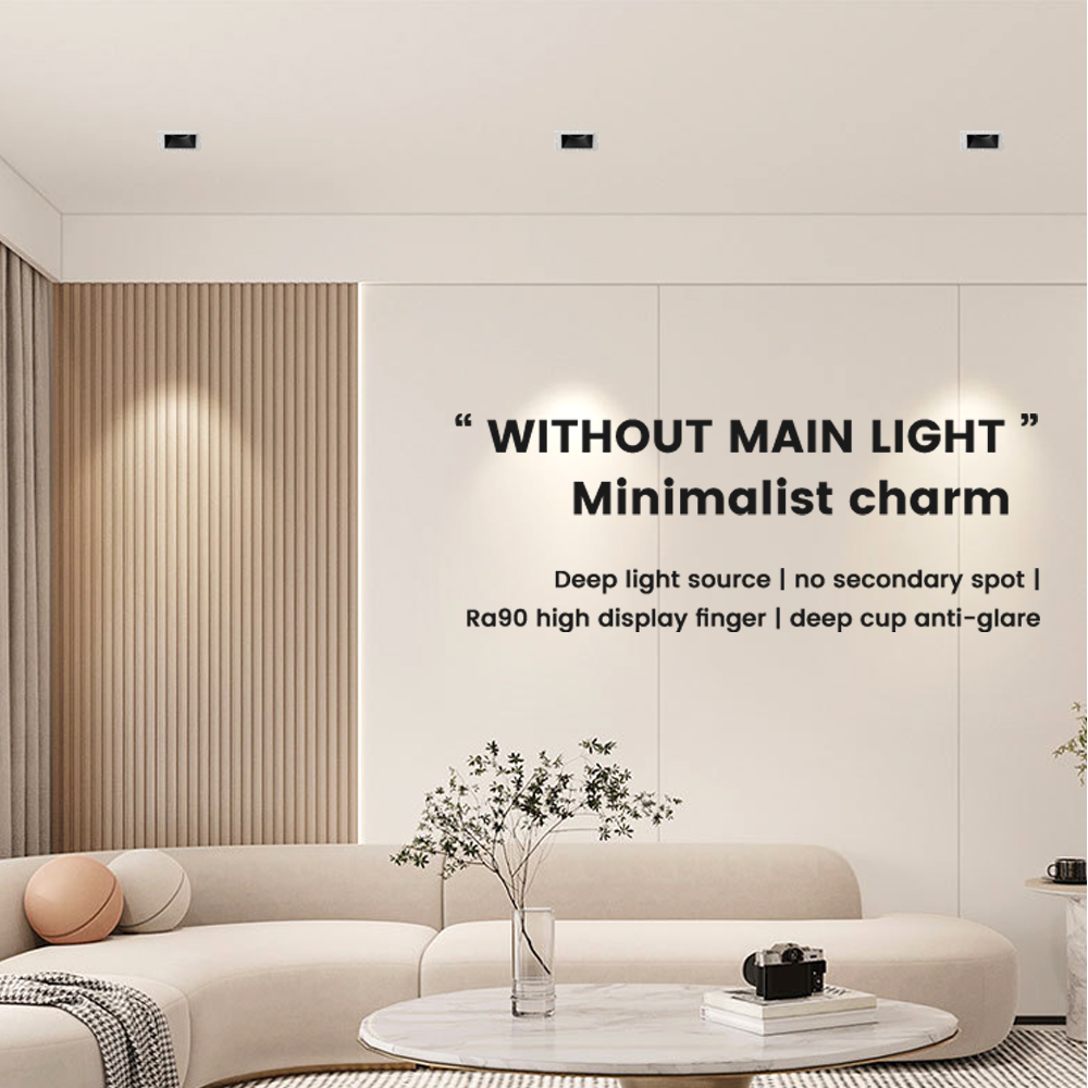 Family Hotel Smart Adjustable 18W Embedded Square LED Ceiling Downlight DL2130picture5