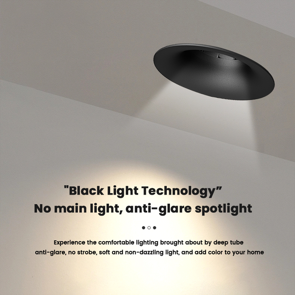 Hotel Indoor Lighting Round Recessed Anti-Glare Led Spotlight Downlight DL2120picture2