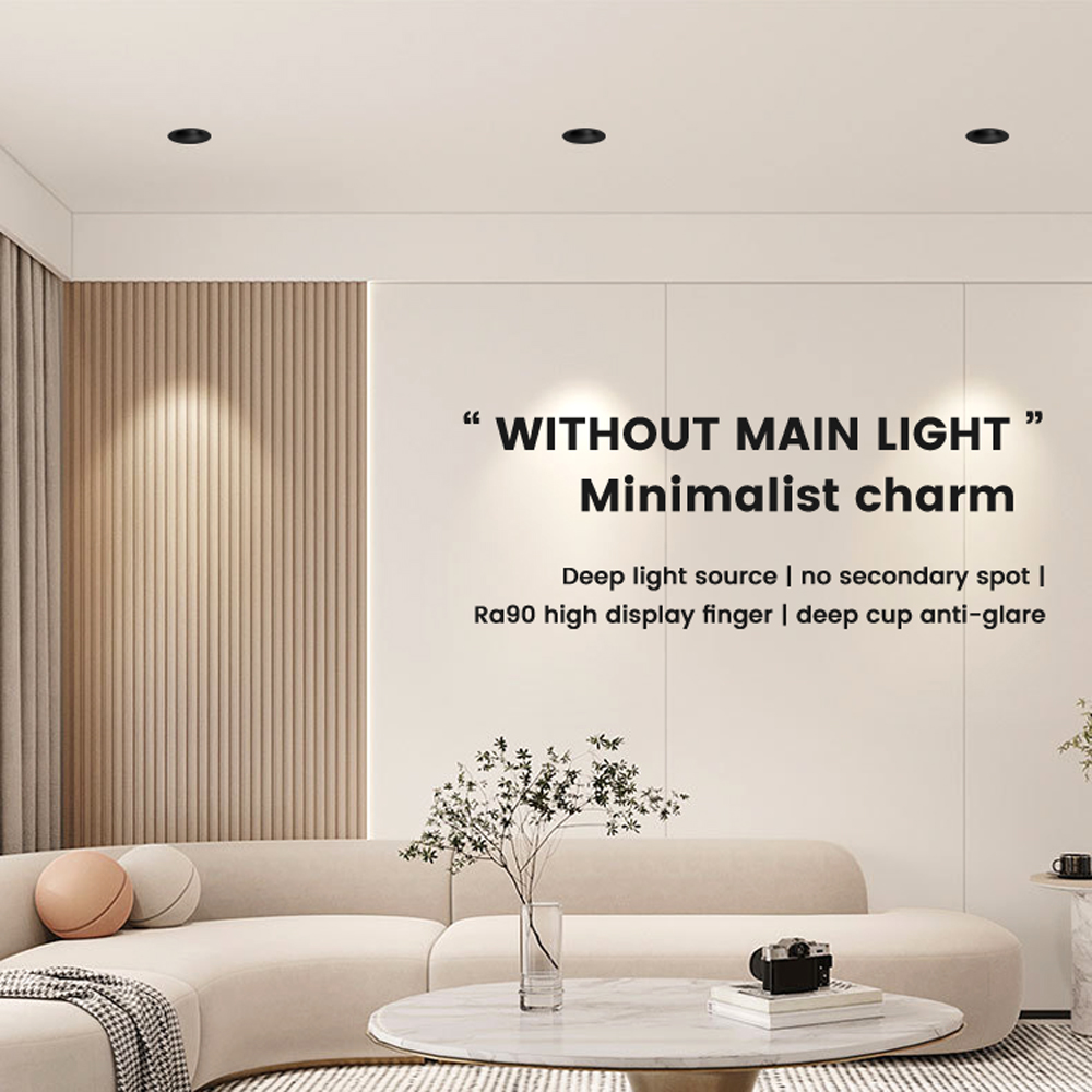 Hotel Indoor Lighting Round Recessed Anti-Glare Led Spotlight Downlight DL2120picture3