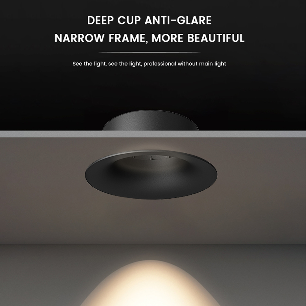 Hotel Indoor Lighting Round Recessed Anti-Glare Led Spotlight Downlight DL2120picture4