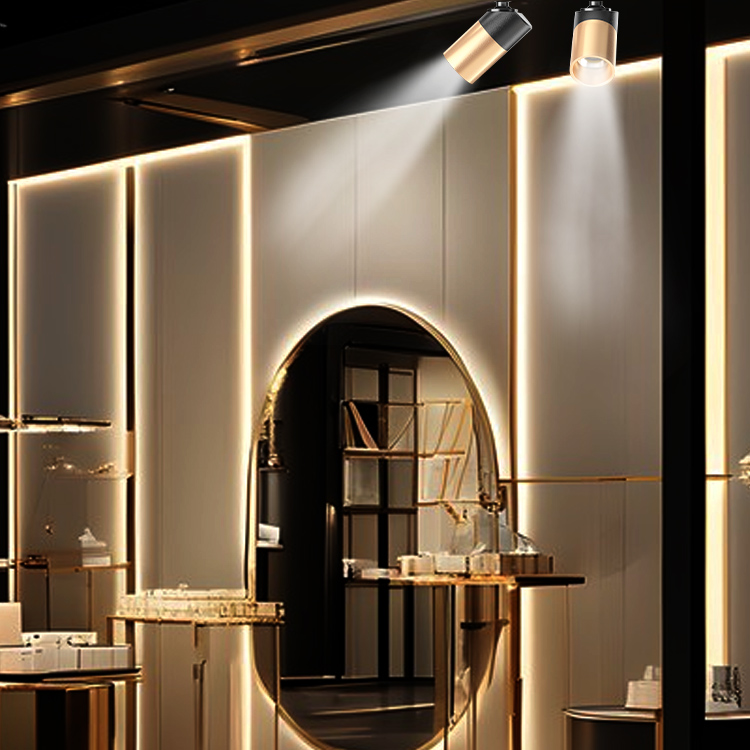 DC 24V 3W Diameter 15MM Mini Track Double Heads Spotlight Light TR1580picture2