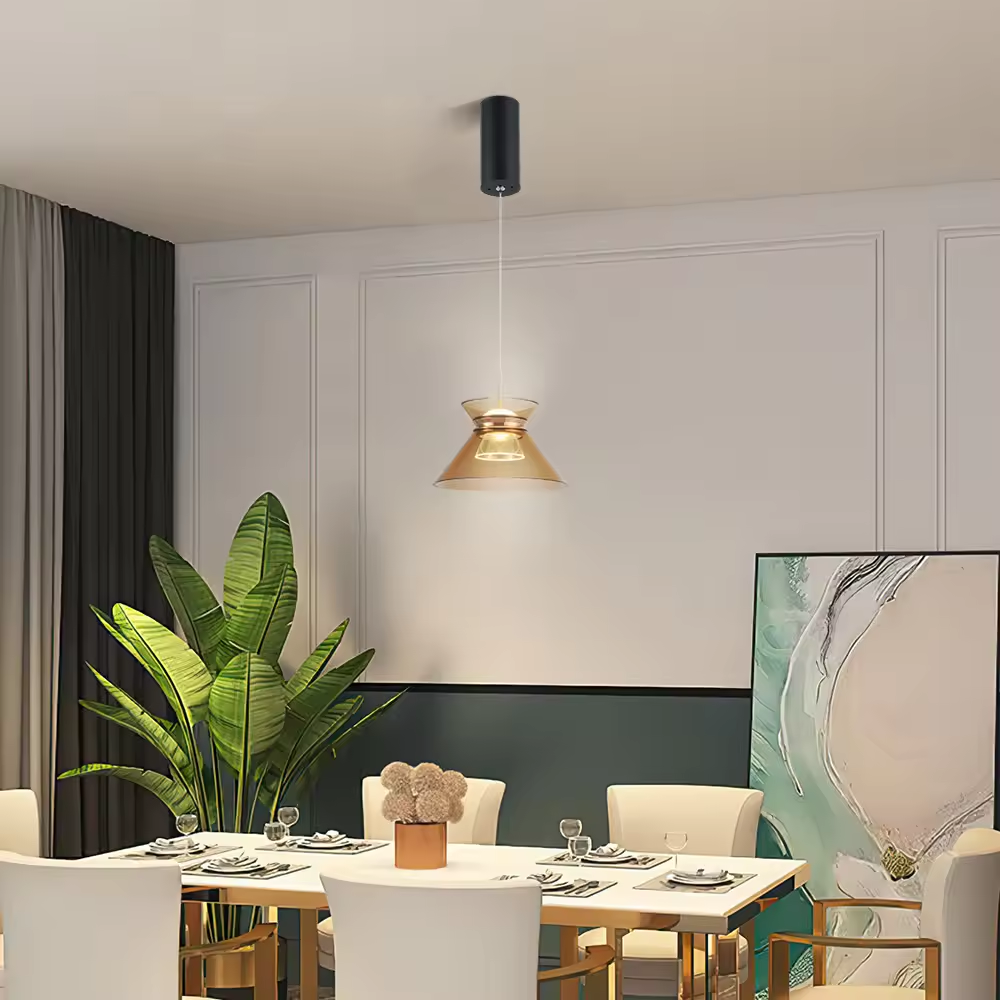 Modern Nordic Hanging Bedroom Bedside Dining Room Front LED Pendant Light PEN1830picture6