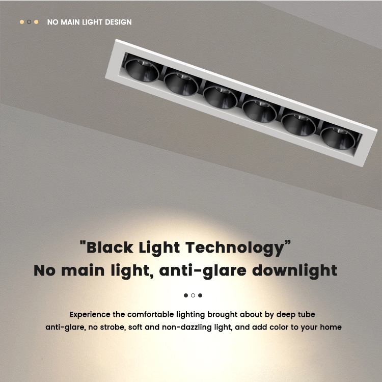 10W Rectangular Indoor Ceiling Without Decoration Embedded LED Downlight DL2090picture4