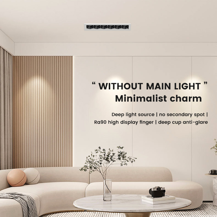 10W Rectangular Indoor Energy-Saving Ceiling Without Decoration Embedded Led Downlight
