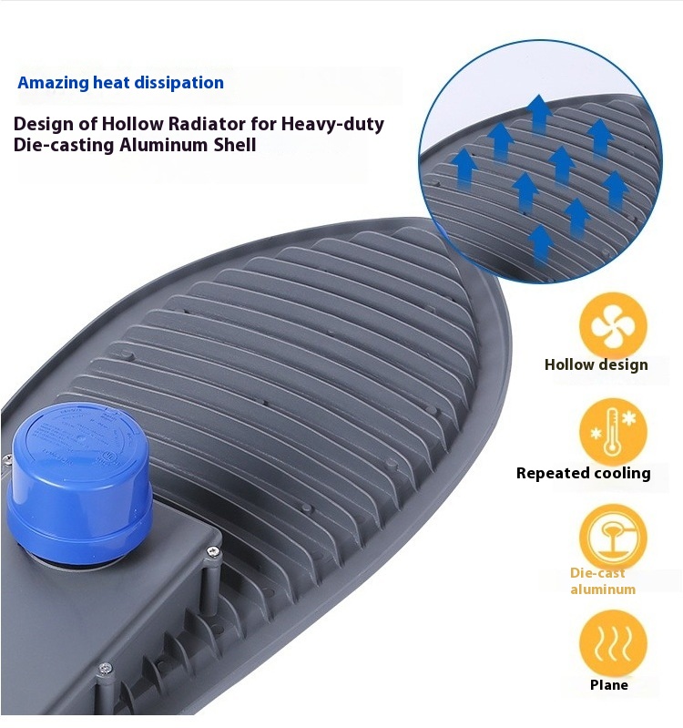 LED Patch Sword Street Light New Rural Municipal Outdoor Road Lighting Aluminum Body IP65 AC Power Supply