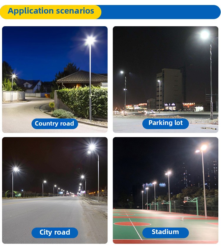 LED Patch Sword Street Light New Rural Municipal Outdoor Road Lighting Aluminum Body IP65 AC Power Supply