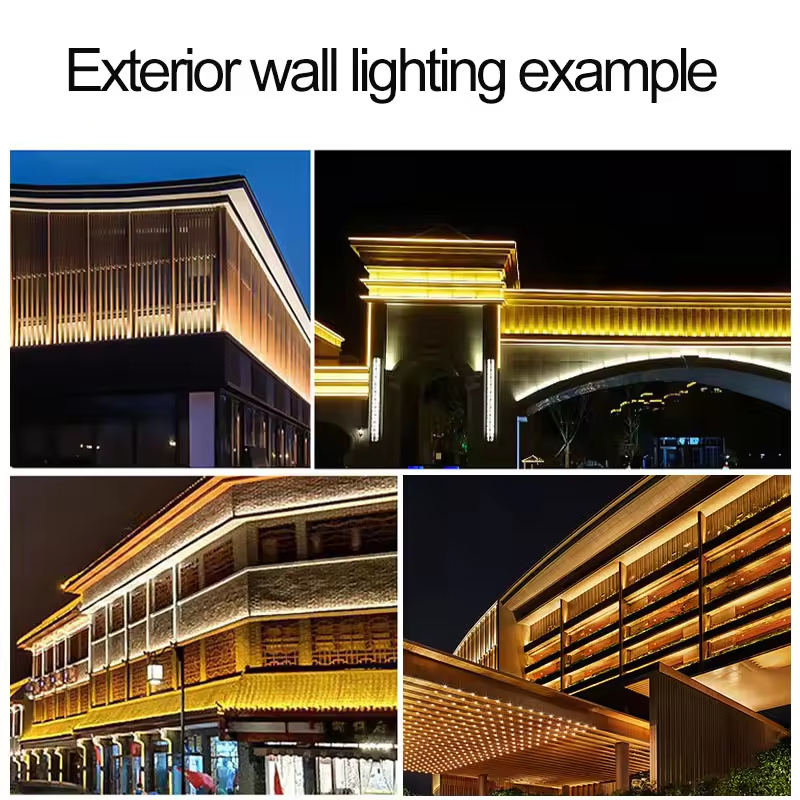 Custom Outdoor LED Line Lights Building Exterior Wall Bridge Light WW1150picture6