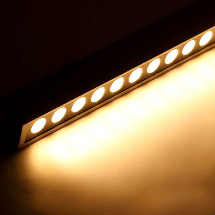 Outdoor RGB LED Linear Pixel Tube Light Aluminum IP65 Waterproof DC24V Wall Washers for Landscape Building Outline Lighting