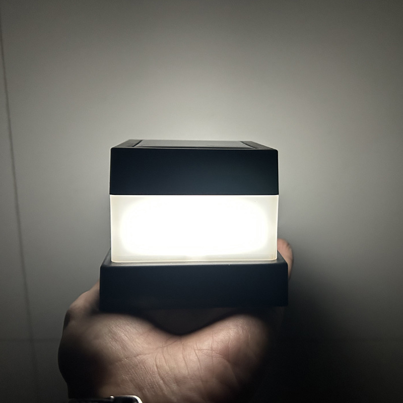 12V Aluminum Base LED Light Source Solar Square Column Post Cap Lamp SPS220picture3