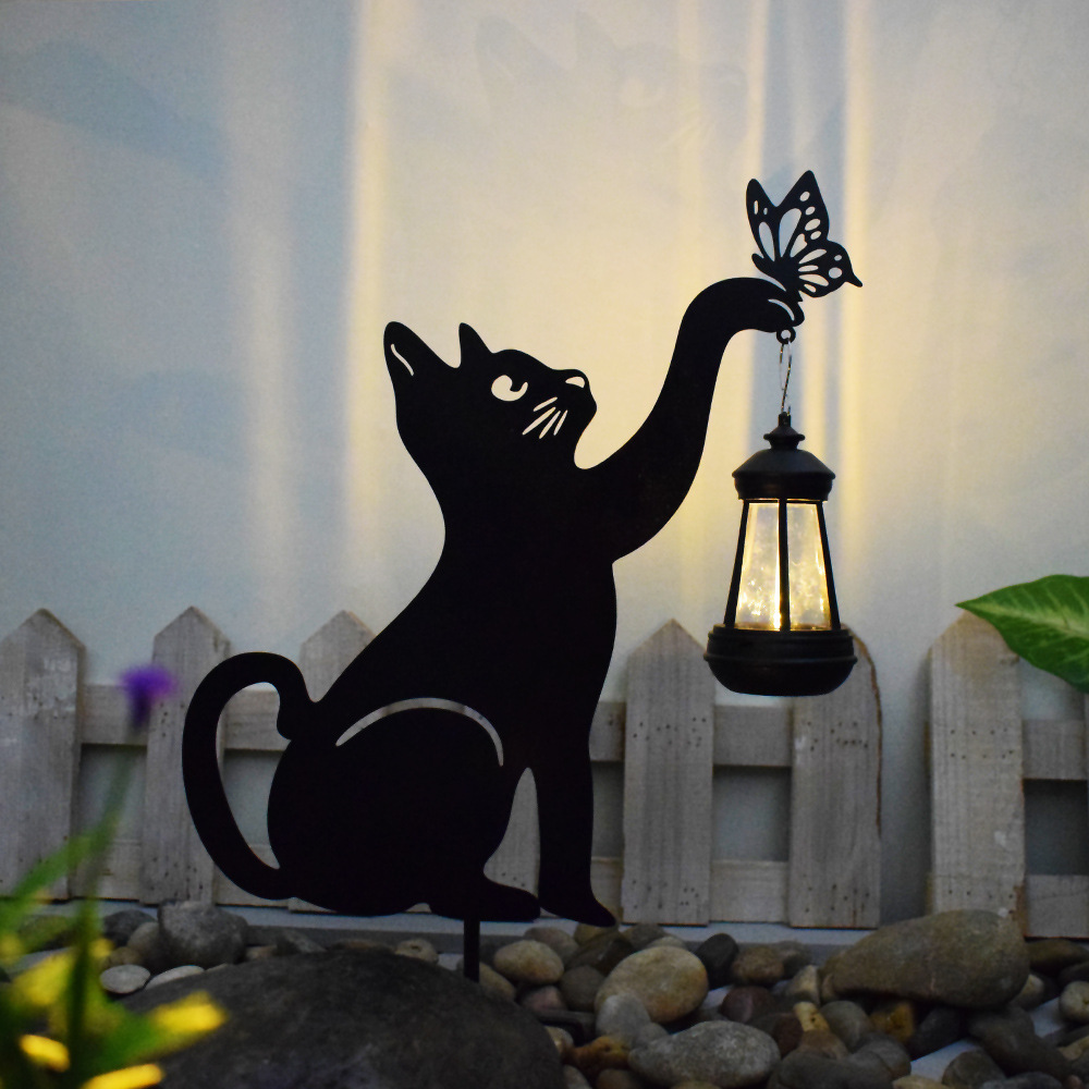 Solar LED Light Lantern Lamp with Cat and Dog Design for Garden Decoration SPS200picture2