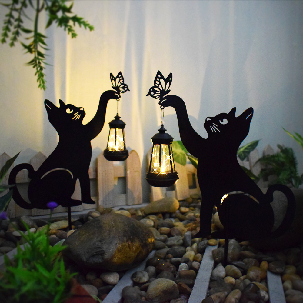 Solar LED Light Lantern Lamp with Cat and Dog Design for Garden Decoration SPS200picture5
