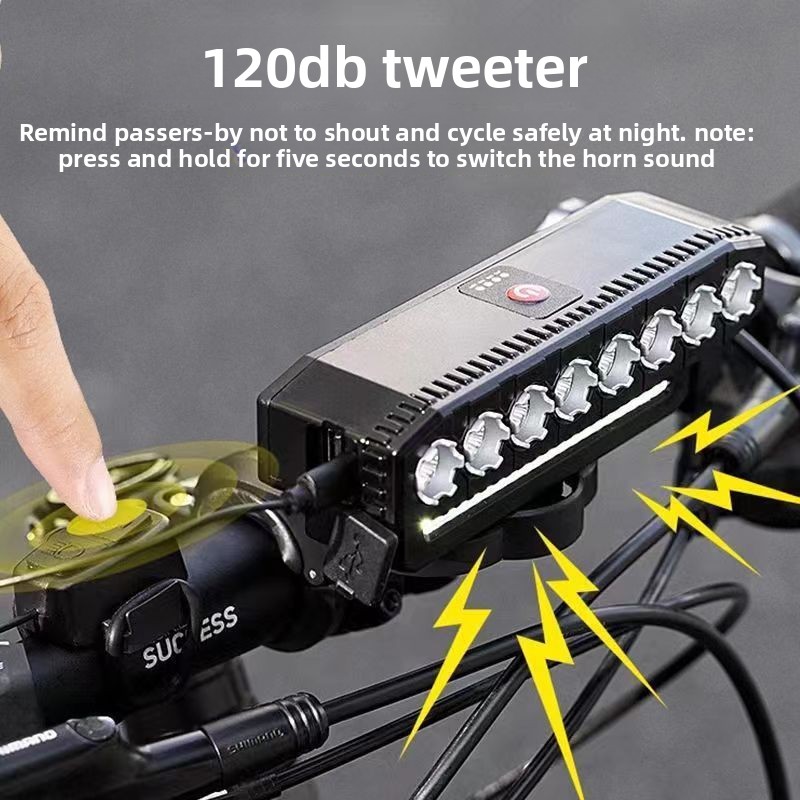 Cycling-specific Horizontal Headlight, Bicycle High-Low Beam Dual-Mode BKE850picture2