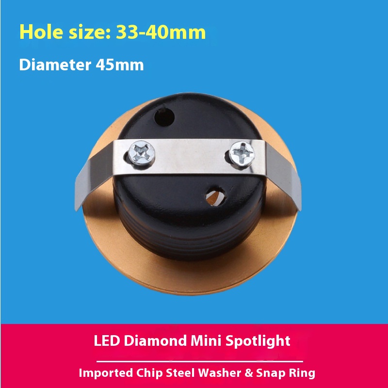 Modern 4cm Small Hole Embedded Anti-Glare Kitchen Downlight DL2080picture5