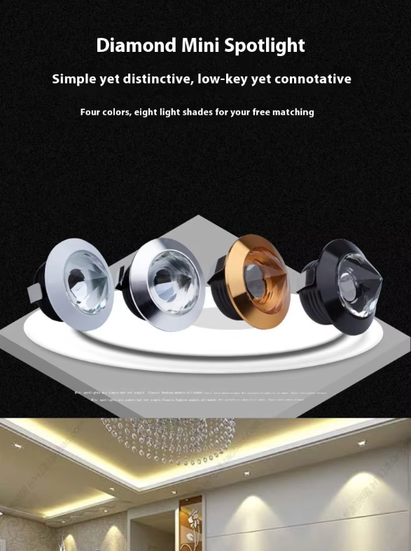 Modern 4cm Small Hole Embedded Anti-Glare Kitchen Downlight DL2080picture6