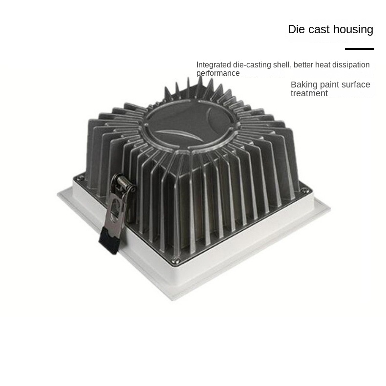 Modern IP65 Waterproof Square 10-50W Aluminum LED Recessed Downlights DL2070picture2