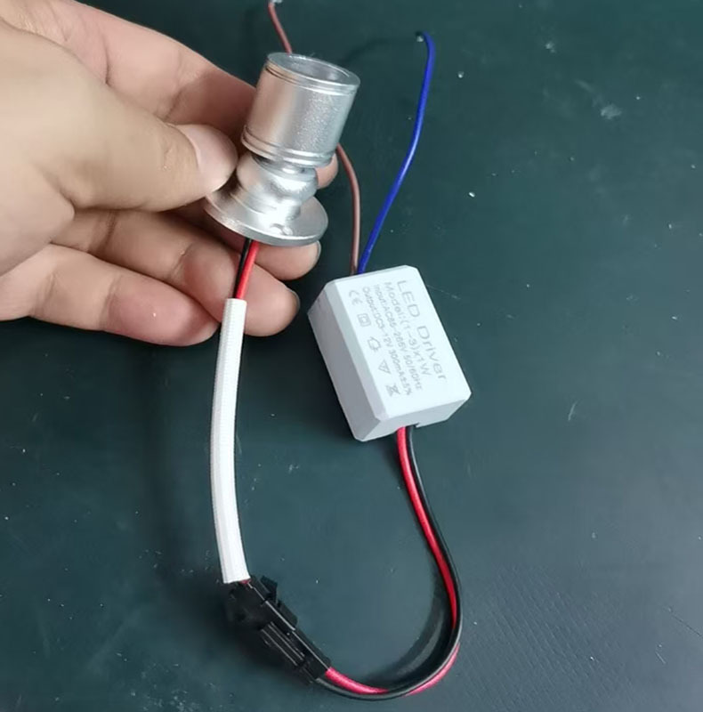 Mini Modern 3W LED Counter Lamp for Home Office Hotel 220V IP33 Auto Color Small Spotlight for Jewelry Wine Storage Counter