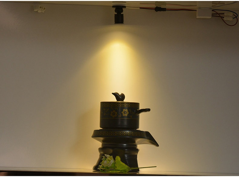 Mini Modern 3W LED Counter Lamp for Home Office Hotel 220V IP33 Auto Color Small Spotlight for Jewelry Wine Storage Counter