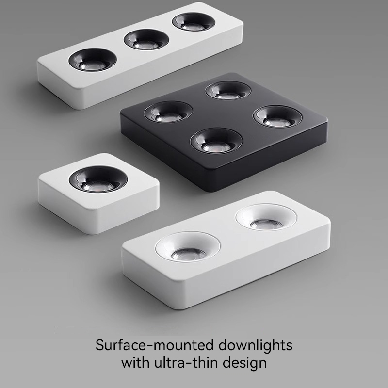 36W High Lumen Ultra-Thin Anti-Glare 4 Head Recessed LED Downlights DL2050picture3