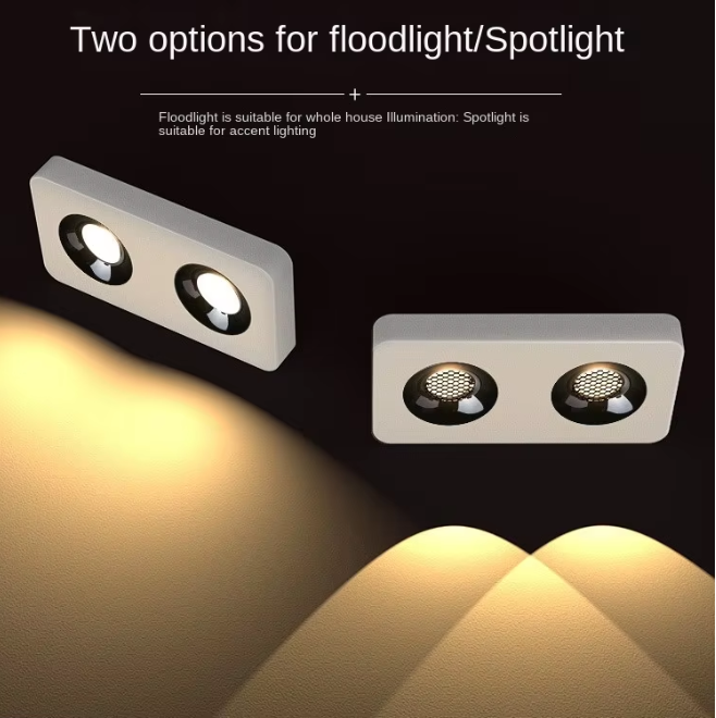 36W High Lumen Ultra-Thin Anti-Glare 4 Head Recessed LED Downlights DL2050picture4