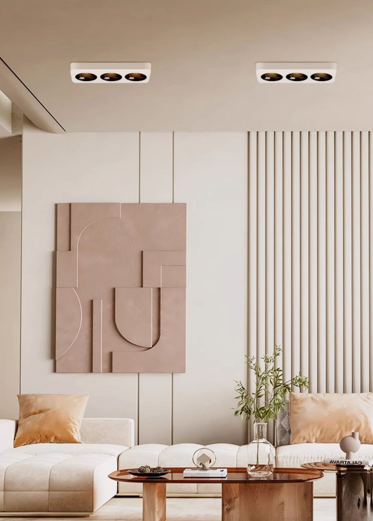 Wholesale 36W High Lumen Ultra-Thin Anti-Glare LED Downlights Four-Head Recessed for Modern Living Rooms and Bedrooms