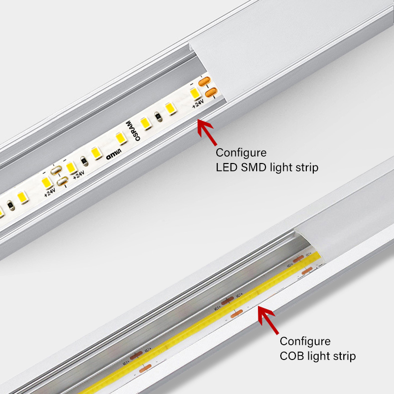 5*5 Aluminum Frame Profile LED Aluminum Track Rail Profile TBS1600picture3