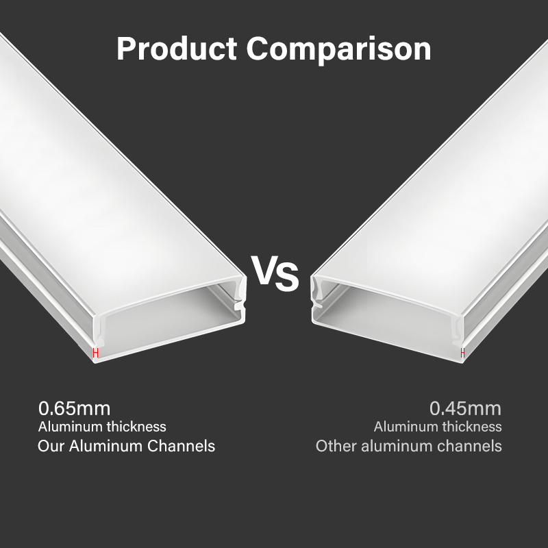 Aluminum Profile 10x30mm Side Channel Aquarium LED Track Bar System TBS1200picture2