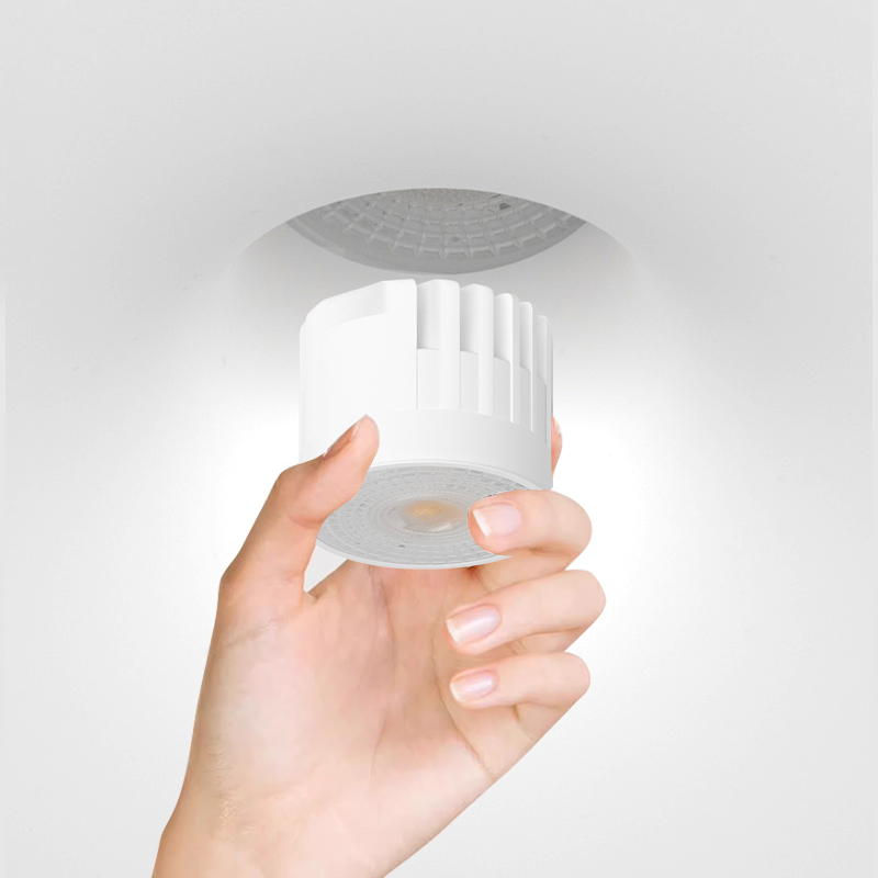 Recessed Borderless Round Gypsum Downlight Ceiling Light for Residential Interiors GYL680picture3