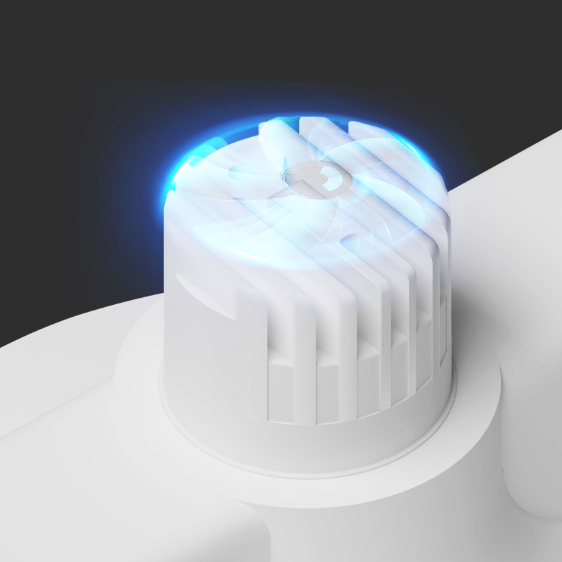 Recessed Borderless Round Gypsum Downlight Ceiling Light for Residential Interiors GYL680picture4