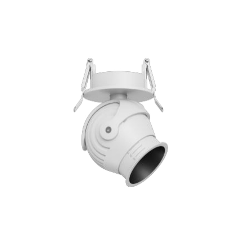 Round IP20 12W Spherical Aluminum Cob Led Spotlight with Cut-out 55mm and 4 Kinds of Optics for Villa Office Building