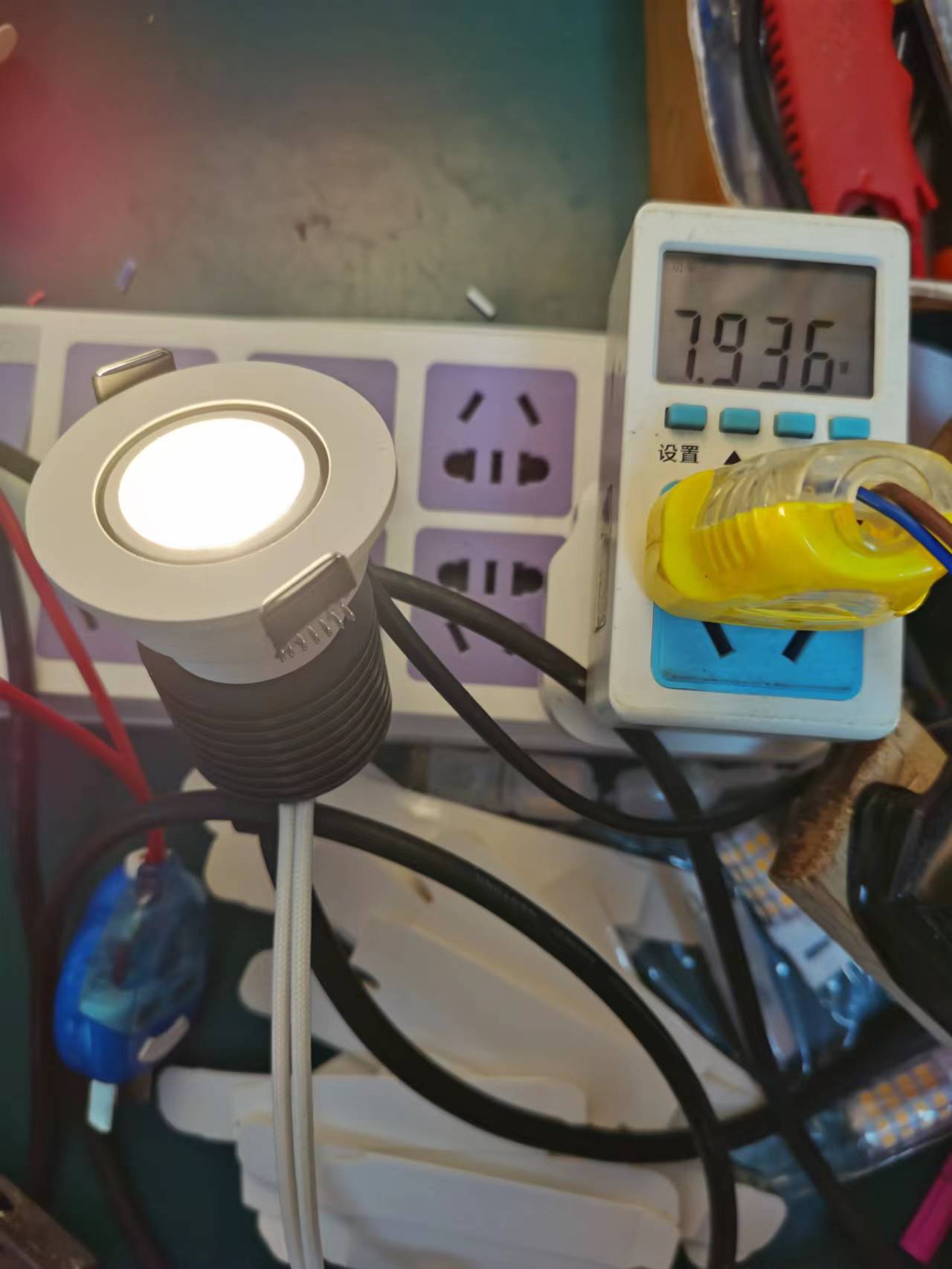 Small Size High Lumen 52mm AC85-265V 8w Cabinet Light Led Downlight