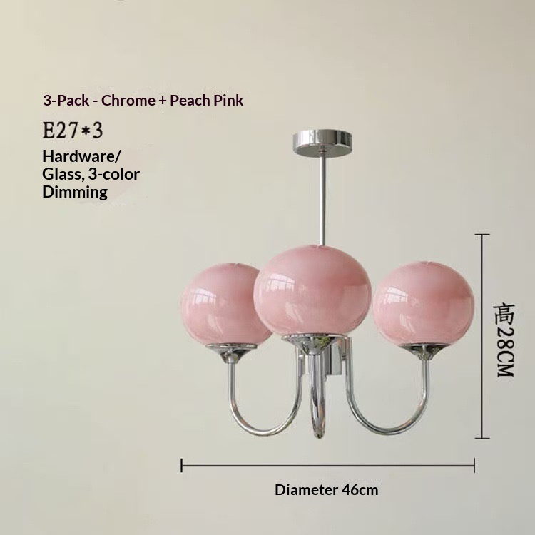 French Retro Modern Brass and Iron Hanging Chandelier with Bauhaus Design-E26 Base 220V RTS500picture6