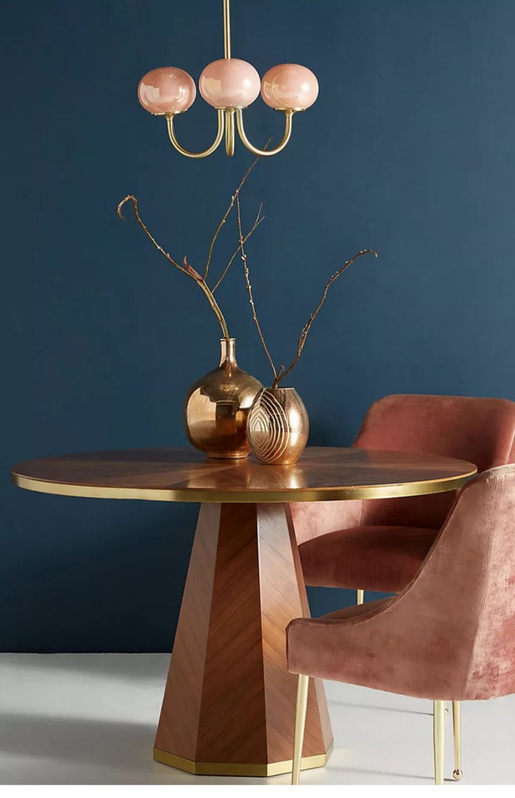 French Retro Modern Brass and Iron Hanging Chandelier with Bauhaus Design-E26 ba<i></i>se 220V for Hotel Bedrooms