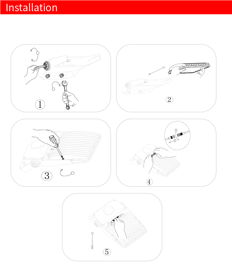 IP65 IP66 High Pole 50000lm 60000lm Repeater Dmx Rgb Outdoor Led Flood Light